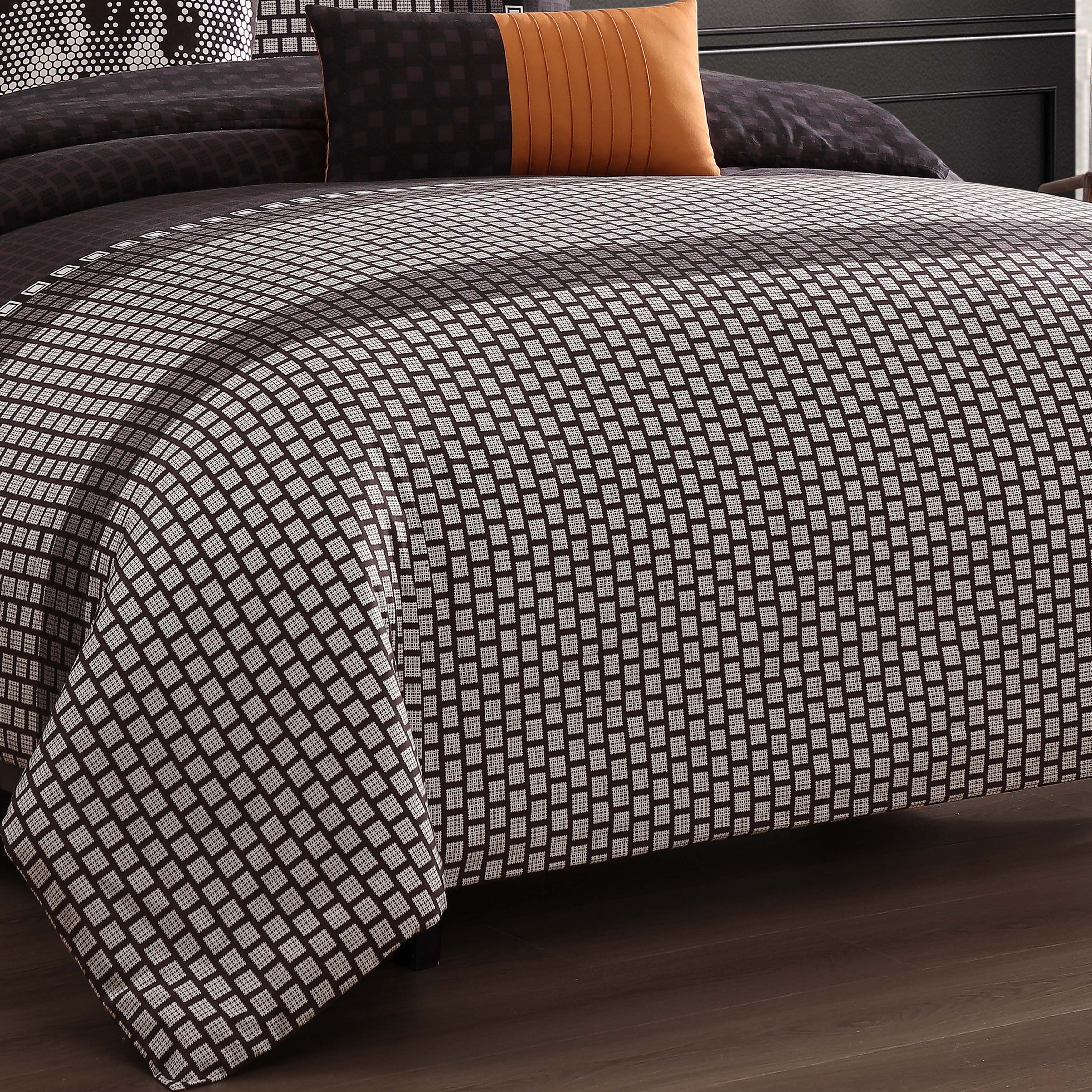 Latest Living Linear Luxe 5 Piece Reversible Comforter Set Comforter Sets By Latest Living