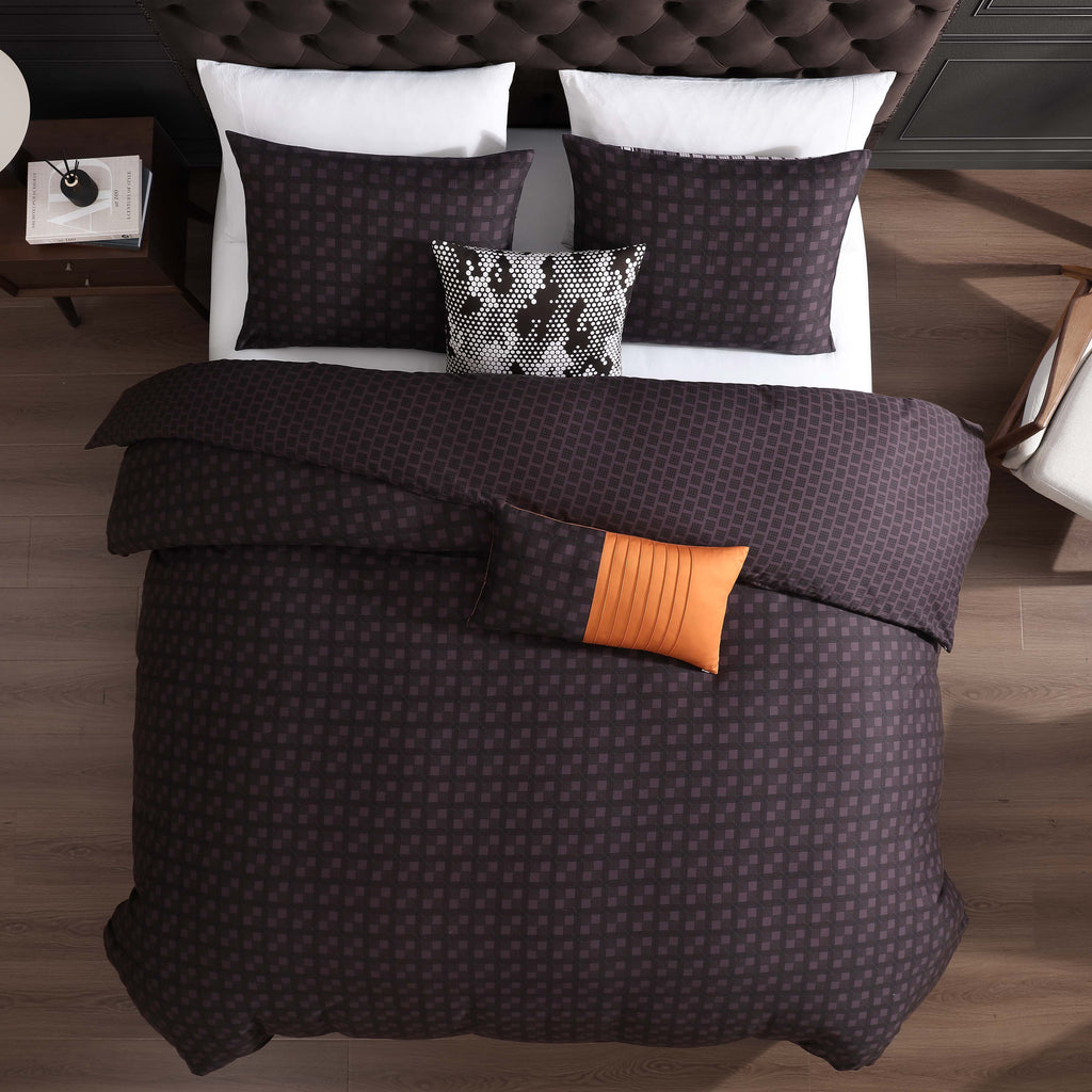 Latest Living Linear Luxe 5 Piece Reversible Comforter Set Comforter Sets By Latest Living