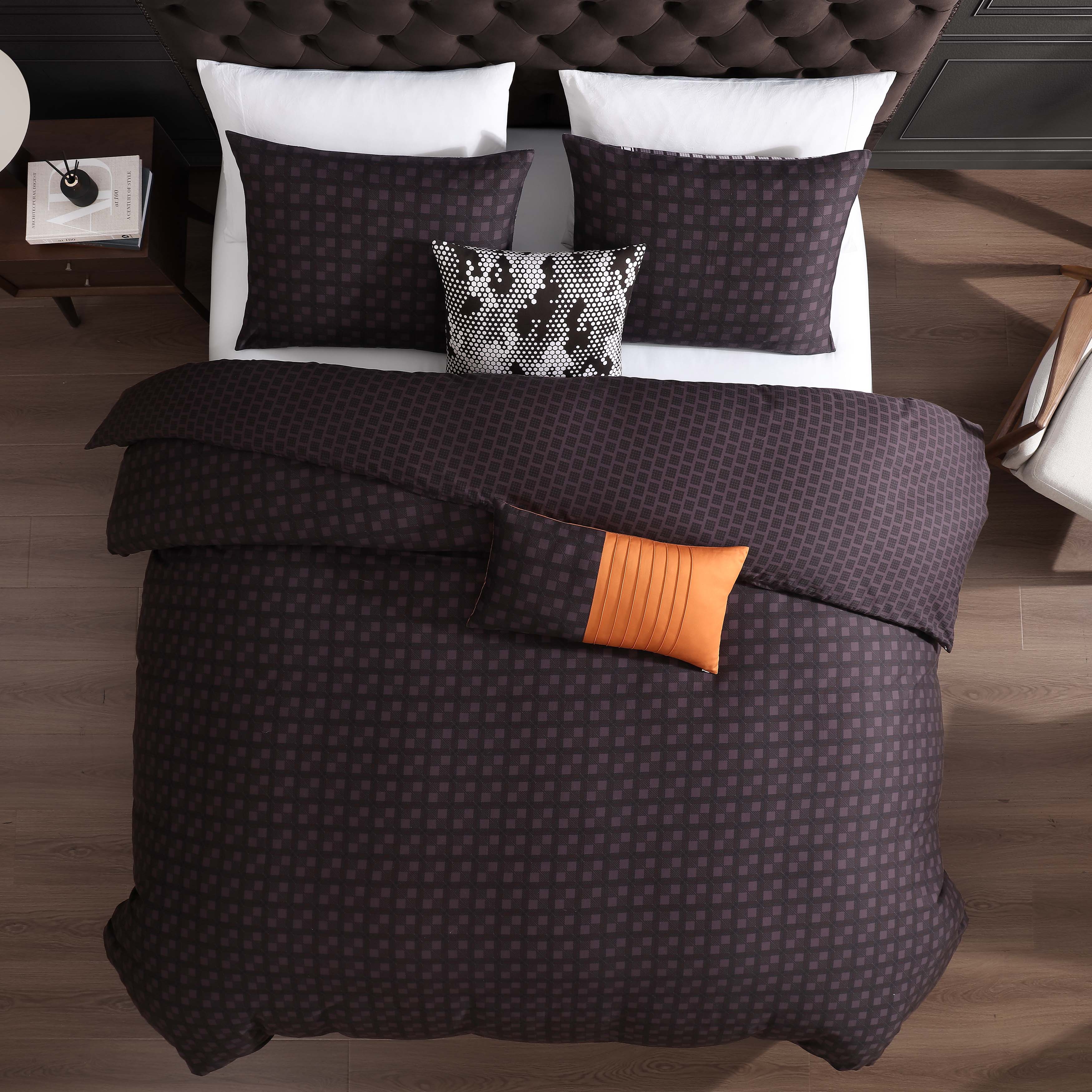 Latest Living Linear Luxe 5 Piece Reversible Comforter Set Comforter Sets By Latest Living