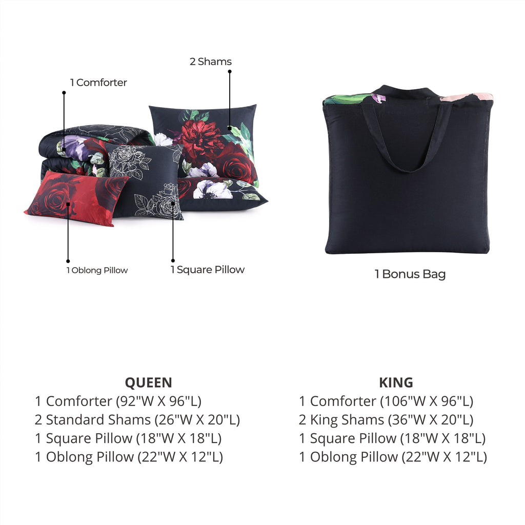 Bebejan Moody Painting 5 Piece Reversible Comforter Set Comforter Sets By Bebejan®