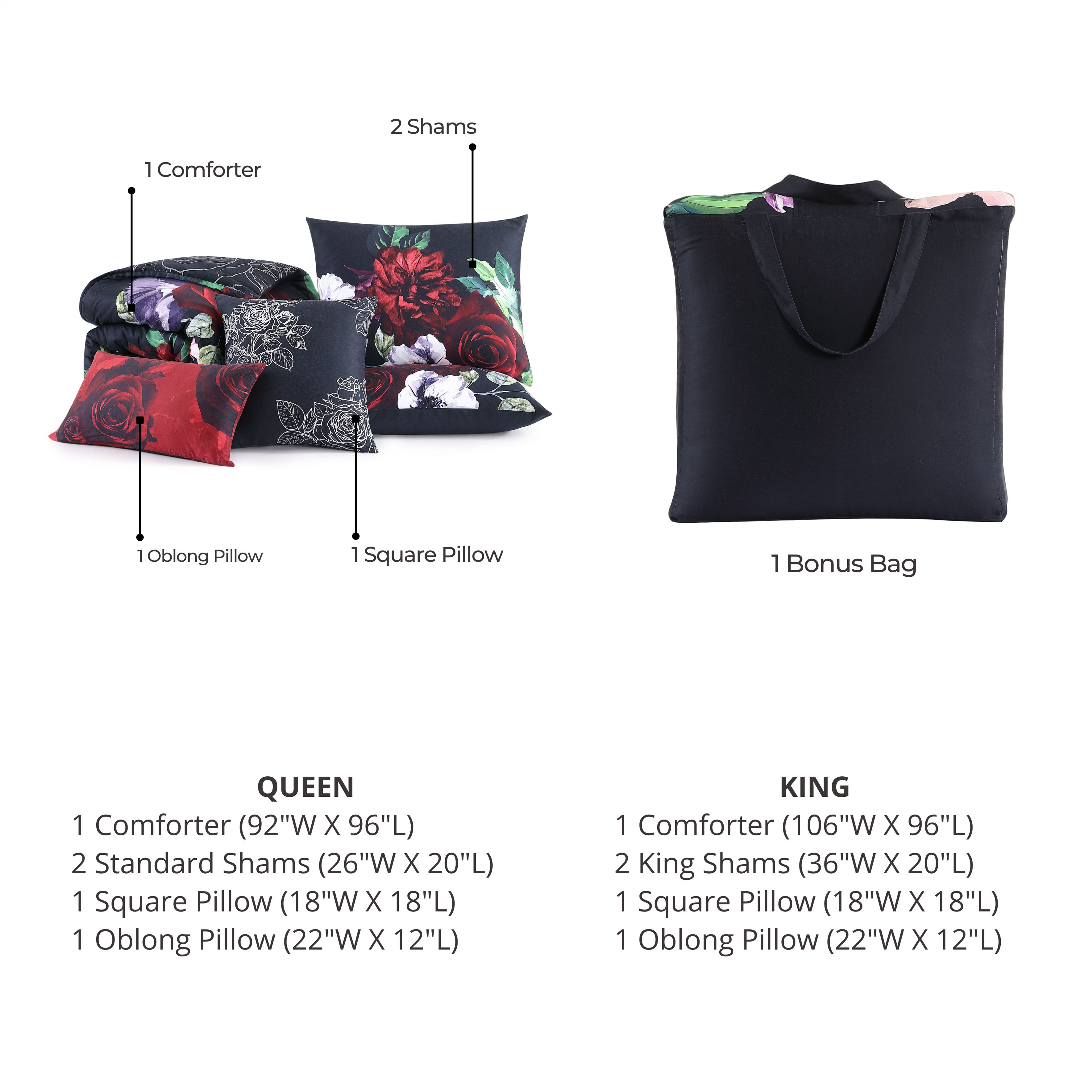 Bebejan Moody Painting 5 Piece Reversible Comforter Set Comforter Sets By Bebejan®