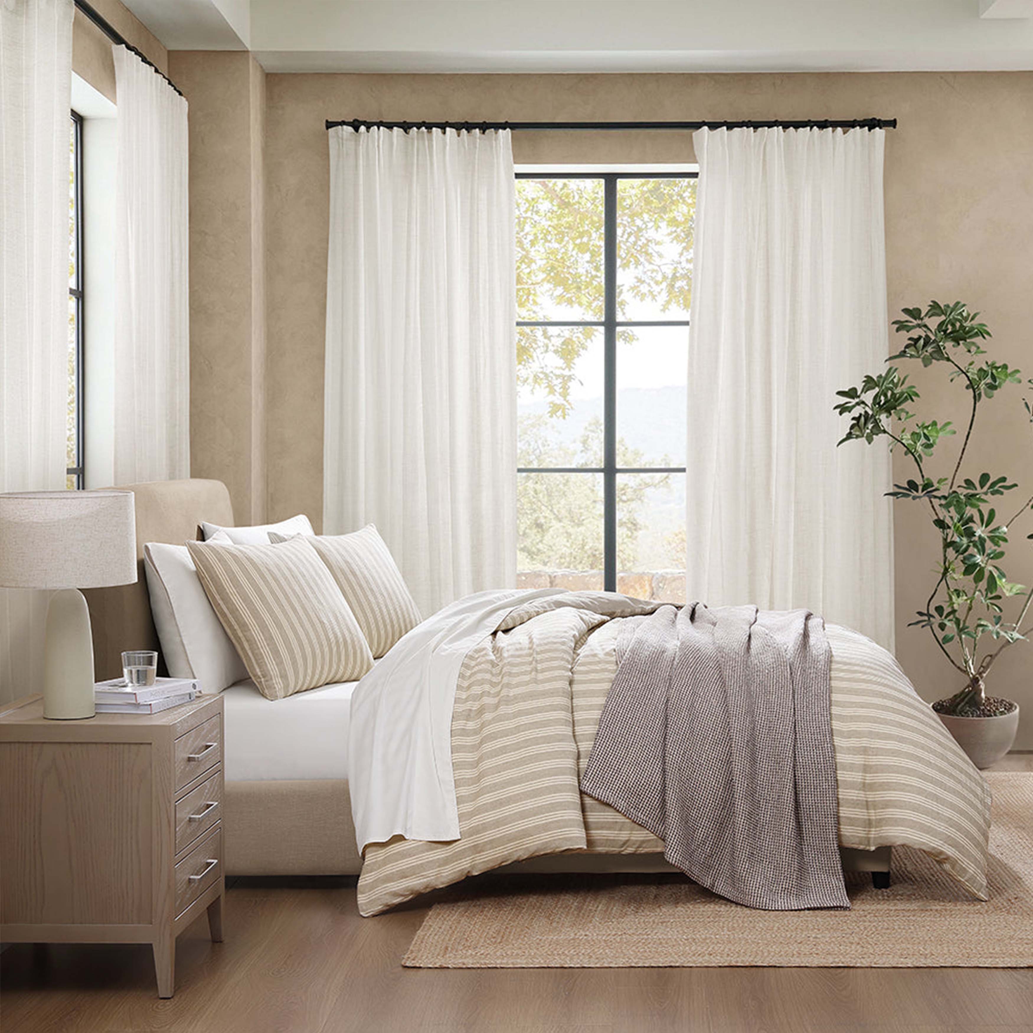 Organic Washed Waffle Blanket Blanket By Bebejan®