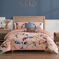 Latest Living Peachy Dogwood 5 Piece Reversible Comforter Set Comforter Sets By Latest Living