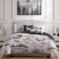 Latest Living Rocky Mountains 5 Piece Reversible Comforter Set