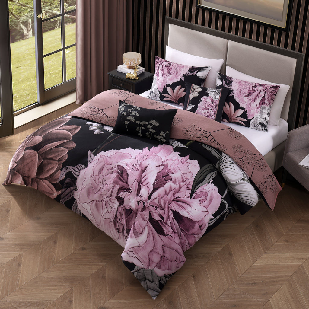 Bebejan Midnight Meadow 5 Piece Reversible Comforter Set Comforter Sets By Bebejan®