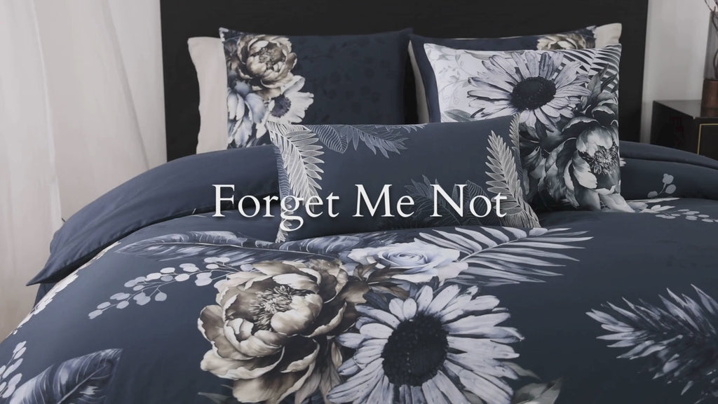 Latest Living Forget Me Not 5 Piece Reversible Comforter Set