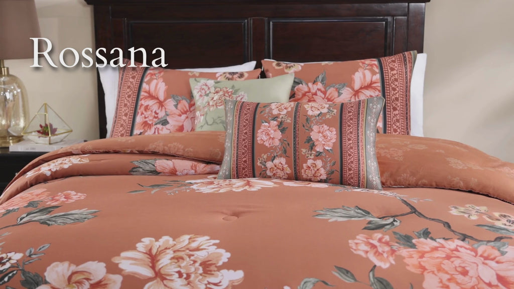 Latest Living Rossana 5 Piece Reversible Comforter Set