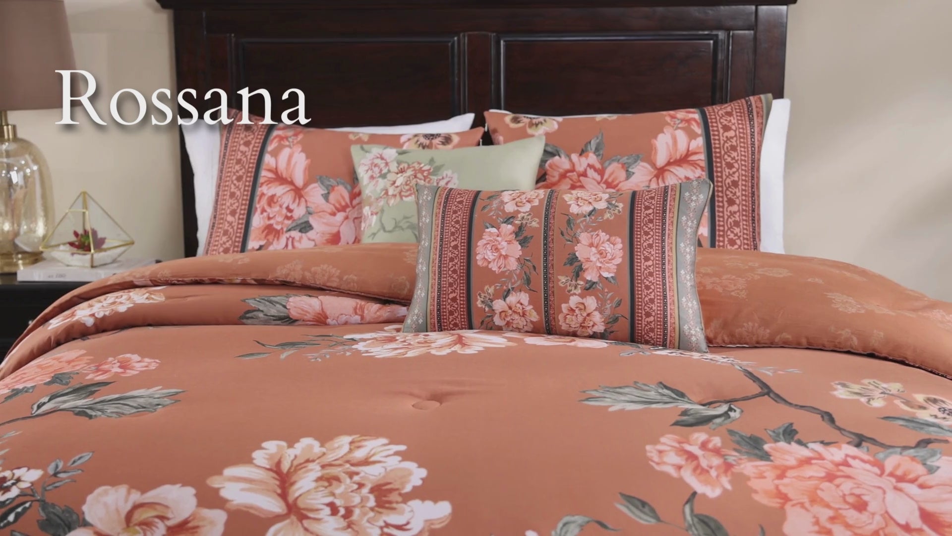 Latest Living Rossana 5 Piece Reversible Comforter Set