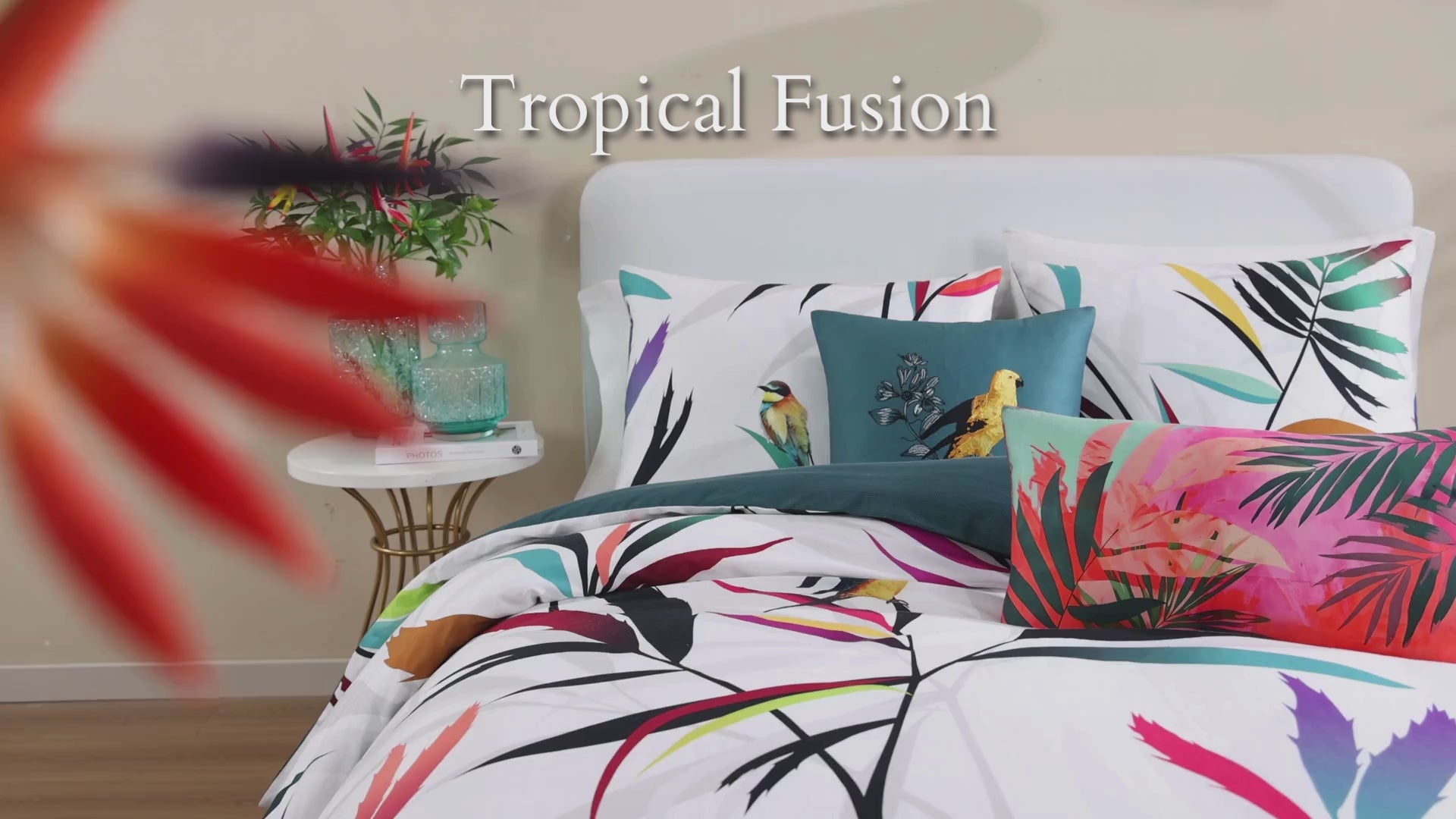 Latest Living Tropical Fusion 5 Piece Reversible Comforter Set
