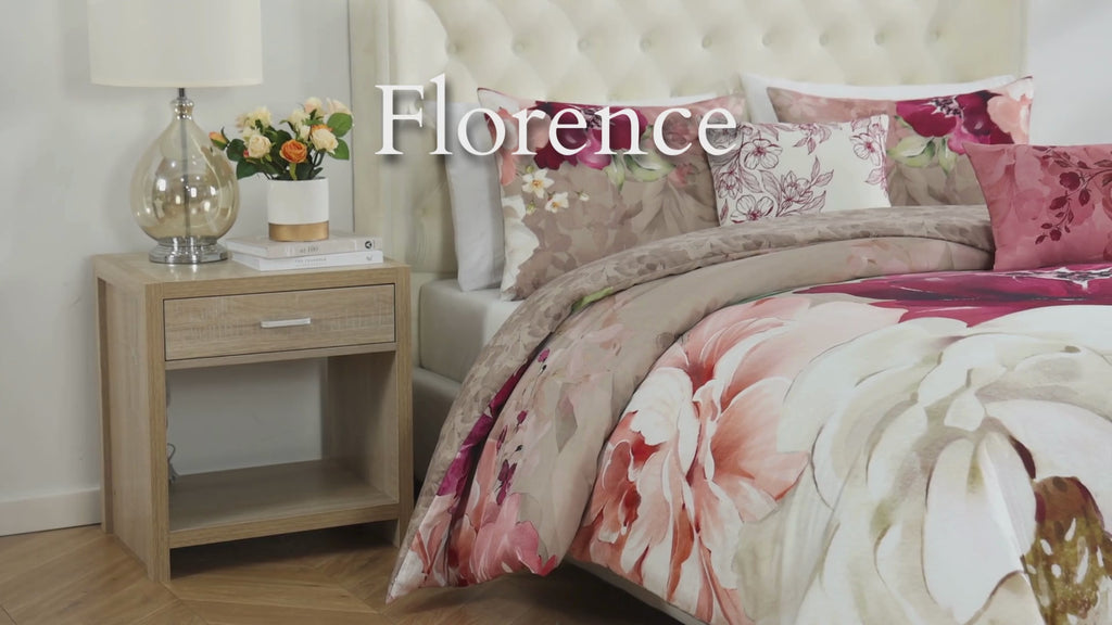 Latest Living Florence 5 Piece Reversible Comforter Set