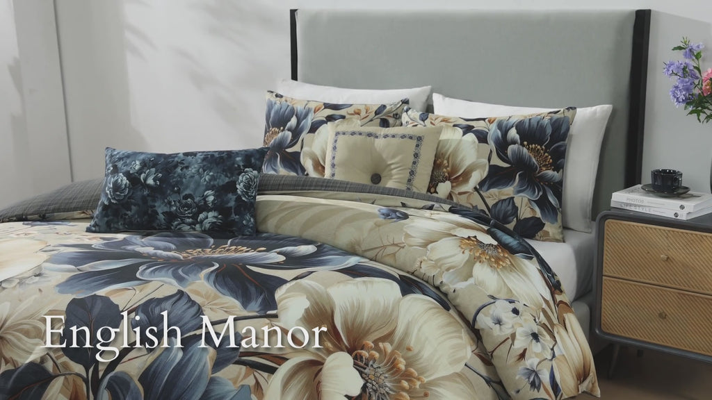 Latest Living English Manor 5 Piece Reversible Comforter Set