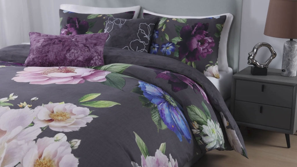 Latest Living Elegant Blossoms 5 Piece Reversible Comforter Set