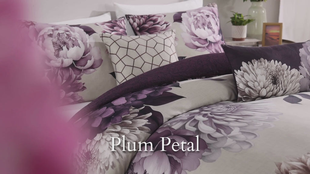 Latest Living Plum Petal 5 Piece Reversible Comforter Set