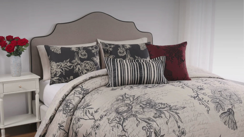 Latest Living French Linen 5 Piece Reversible Comforter Set